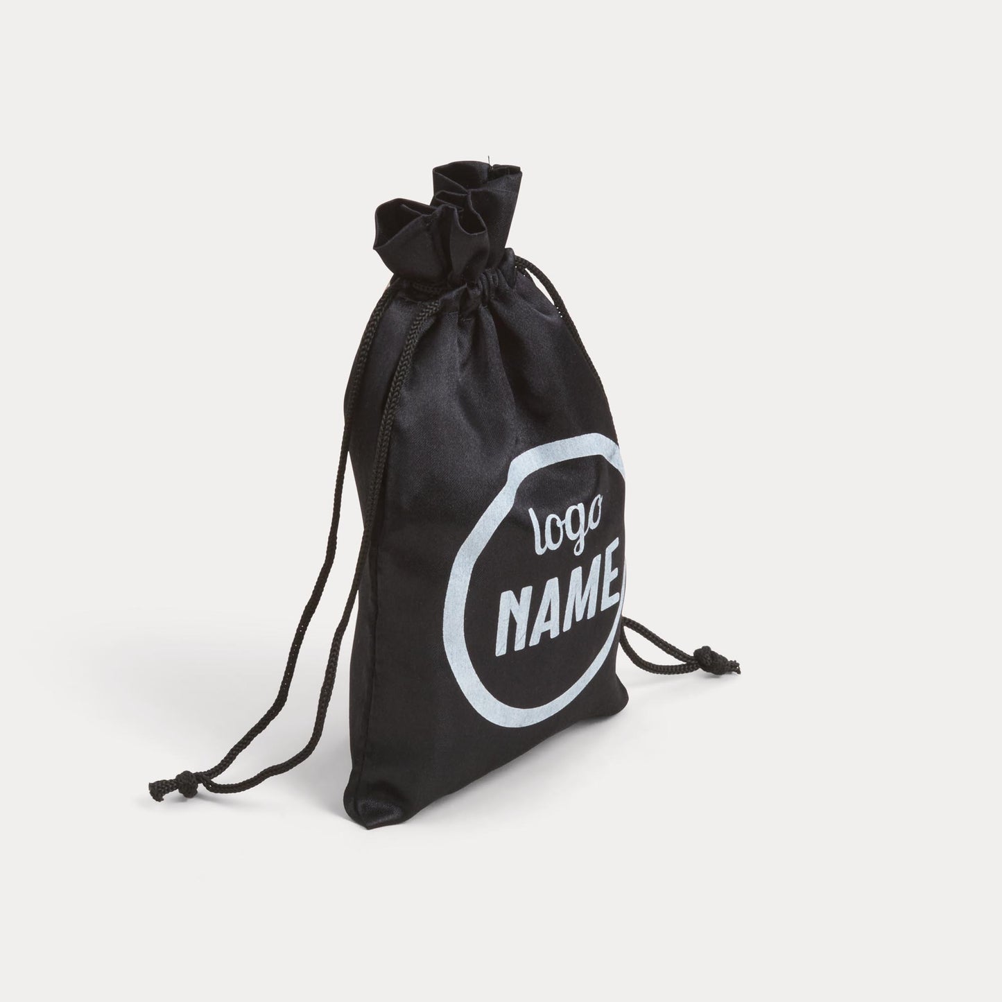 Satijnen zakjes met trekkoorden vanaf 100 stuks