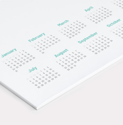 Bureau-onderleggers vanaf 25 stuks