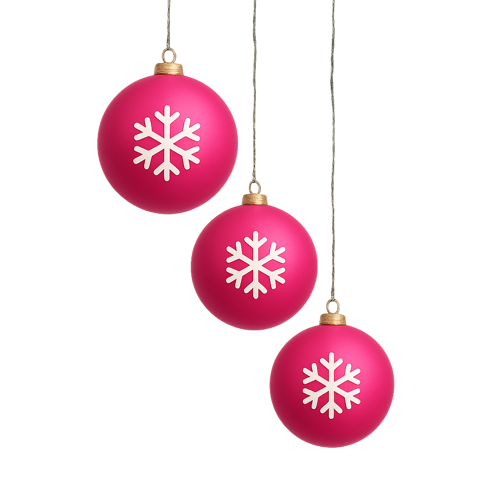 Kerstballen bedrukt vanaf 5 stuks
