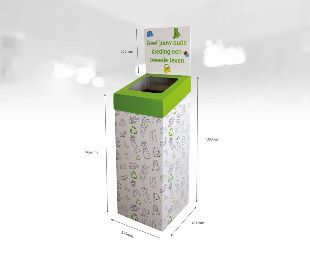 Kleding inzamel box