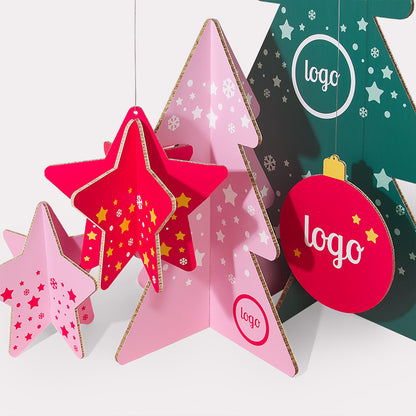 Re-board kerstdecoratie