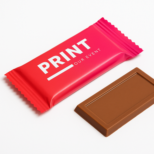 Mini chocoladerepen vanaf 500 stuks