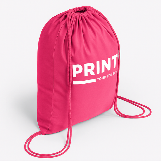 Cotton gym bags from 25 pieces
