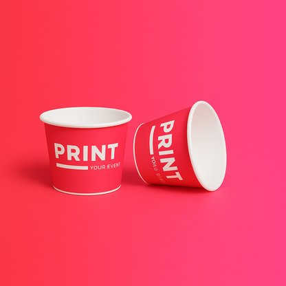 Ice cream cups from 750 pieces