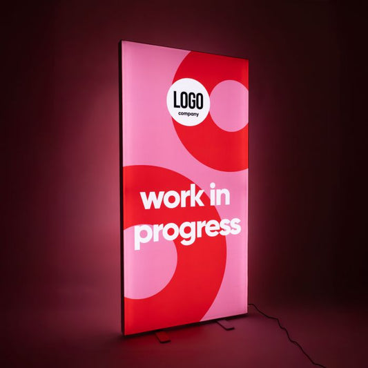 Dubbelzijdig pop-up LED frame