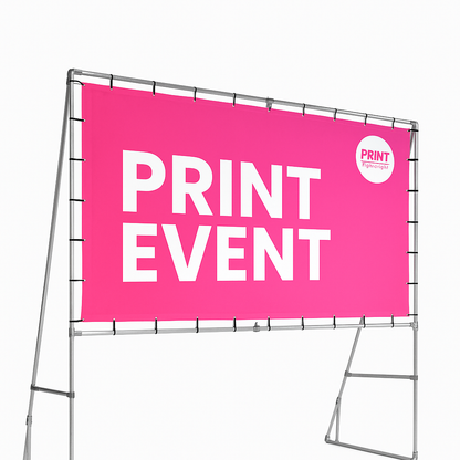 Vrijstaand spandoekframe