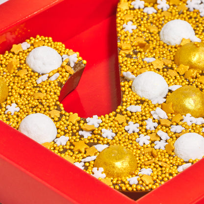 Chocoladeletters met sleeve vanaf 10 stuks