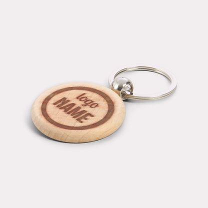 Houten sleutelhangers vanaf 100 stuks