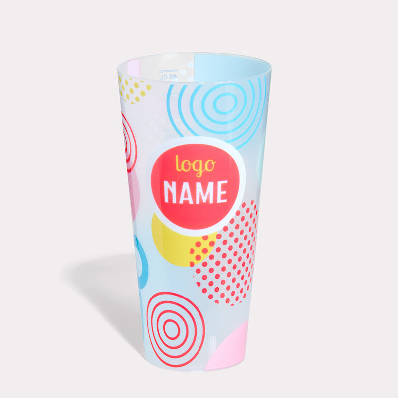 All-over bedrukte herbruikbare bekers vanaf 25 stuks
