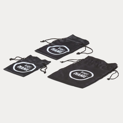 Satijnen zakjes met trekkoorden vanaf 100 stuks