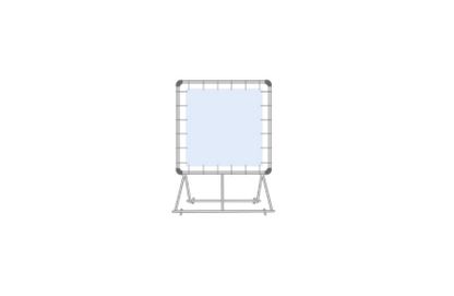 Vrijstaand spandoekframe