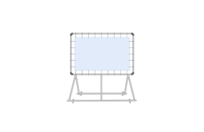 Vrijstaand spandoekframe