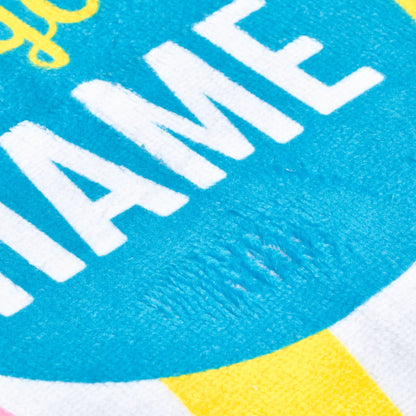 Handdoeken en strandlakens all-over bedrukt