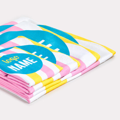 Handdoeken en strandlakens all-over bedrukt