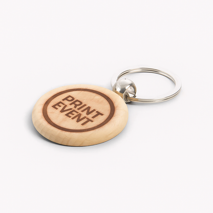 Houten sleutelhangers vanaf 100 stuks