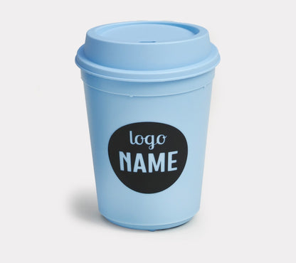 Reusable cups (with lid) colored from 300 pieces