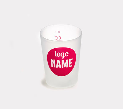 Reusable cups semi-transparent from 125 pieces