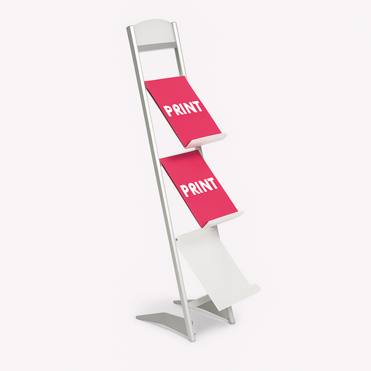 Triple deluxe folder displays