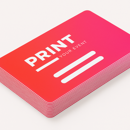 Pvc-pasjes vanaf 100 stuks