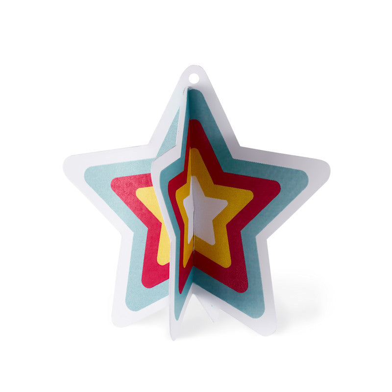 Papieren kerstversiering vanaf 10 stuks