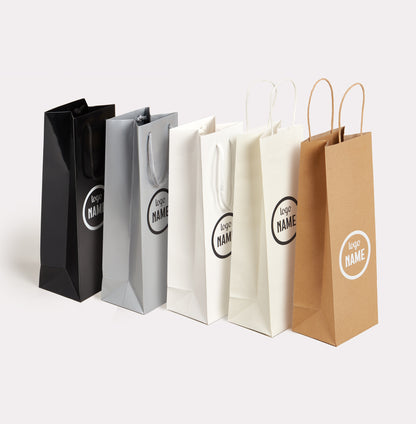 Paper wine bags from 100 pieces