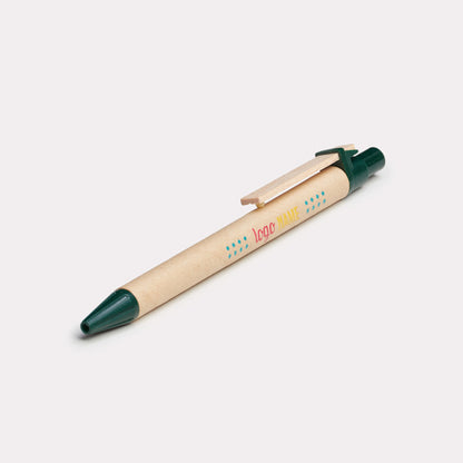 Pennen van gerecycled karton vanaf 25 stuks